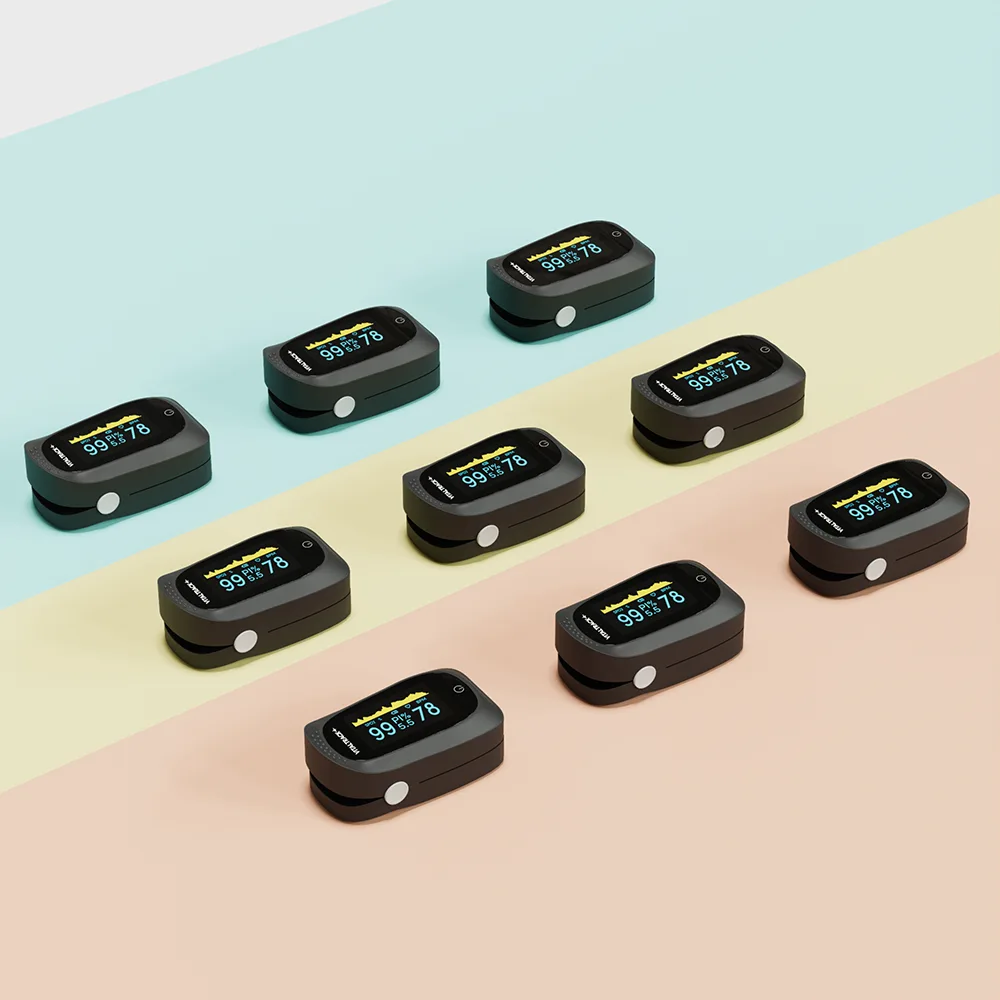 Vitaltrack pulse oximeter product and everyday use